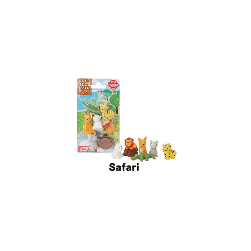Iwako Erasers Blister Pack Set - Choose your Favourite
