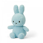 Miffy Plush Soft Toy in Light Blue Terry Fabric 23cm Tall