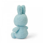Miffy Plush Soft Toy in Light Blue Terry Fabric 23cm Tall