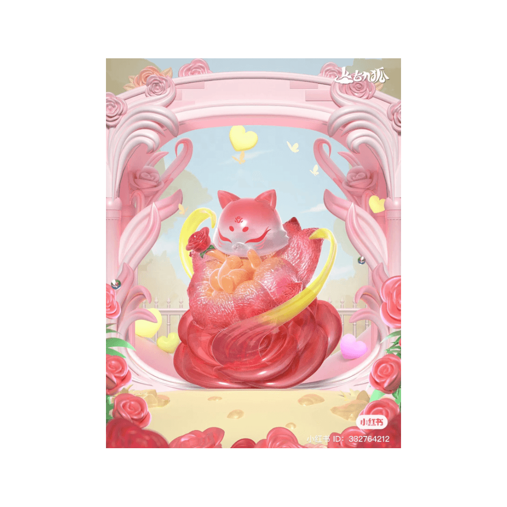 Ancient Nine Tail Fox Rose Fairy Blind Box Series