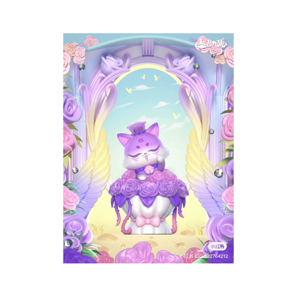 Ancient Nine Tail Fox Rose Fairy Blind Box Series