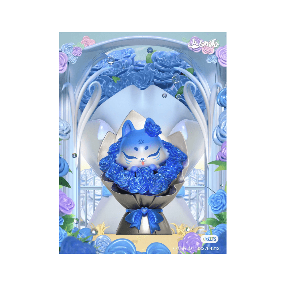 Ancient Nine Tail Fox Rose Fairy Blind Box Series