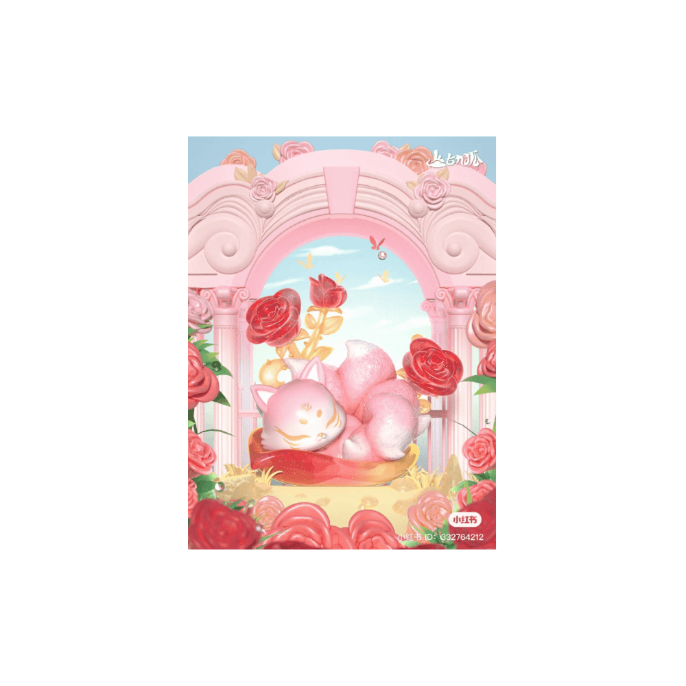 Ancient Nine Tail Fox Rose Fairy BOX SET OF 6!