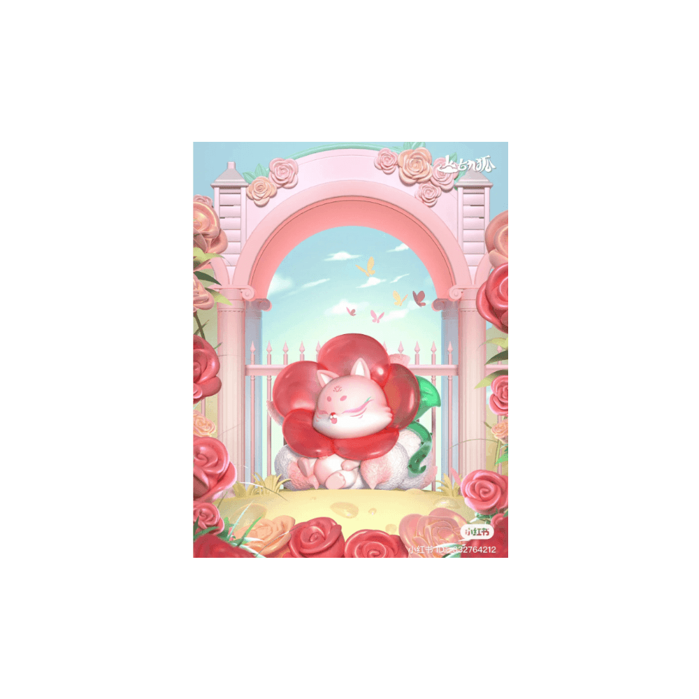 Ancient Nine Tail Fox Rose Fairy BOX SET OF 6!