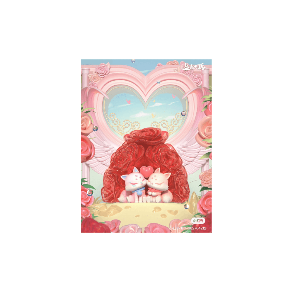 Ancient Nine Tail Fox Rose Fairy BOX SET OF 6!