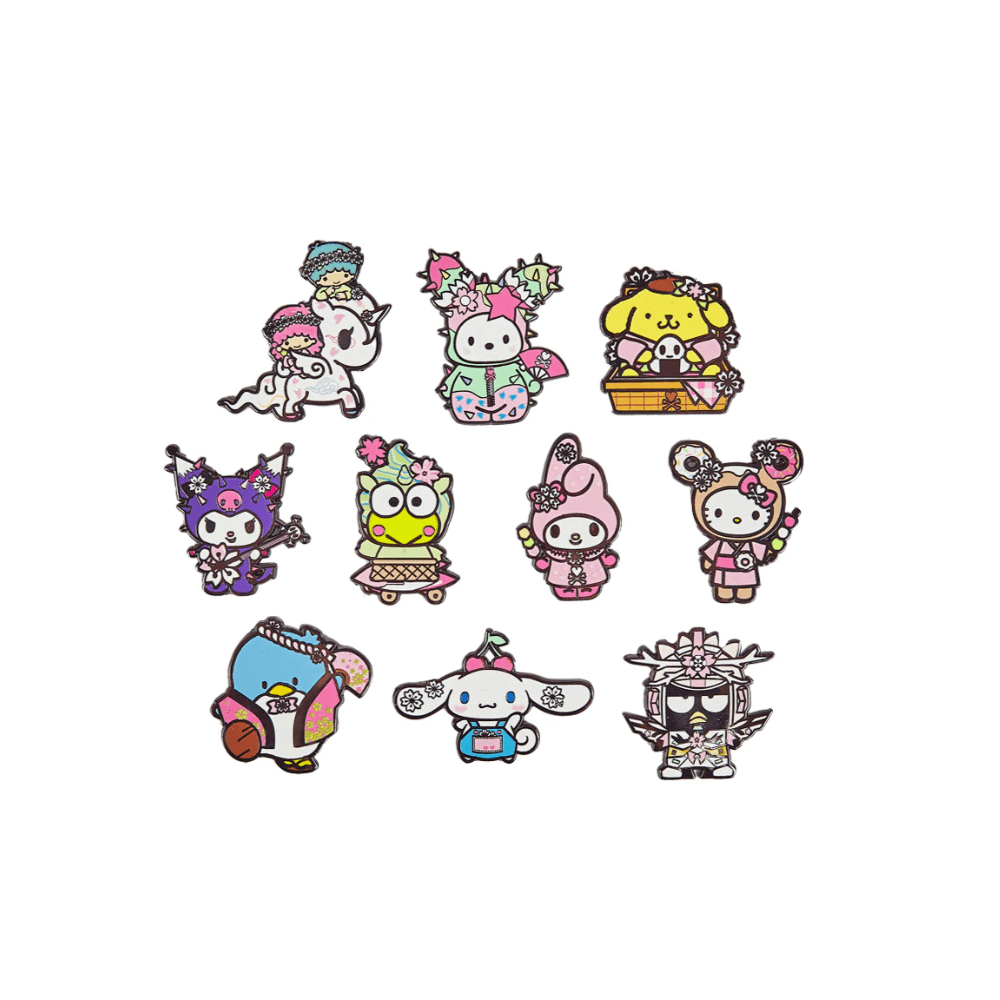 tokidoki x Hello Kitty and Friends Sakura Festival Enamel Pin Blind Box