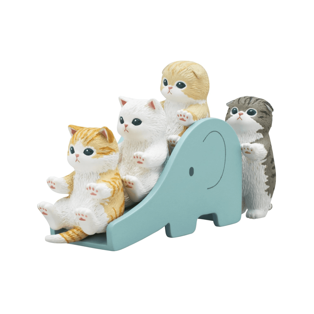 Mofusand Cats on Slides Blind Box Gacha by Kitan Club - 1 of 4 Collectable Mini Figurines