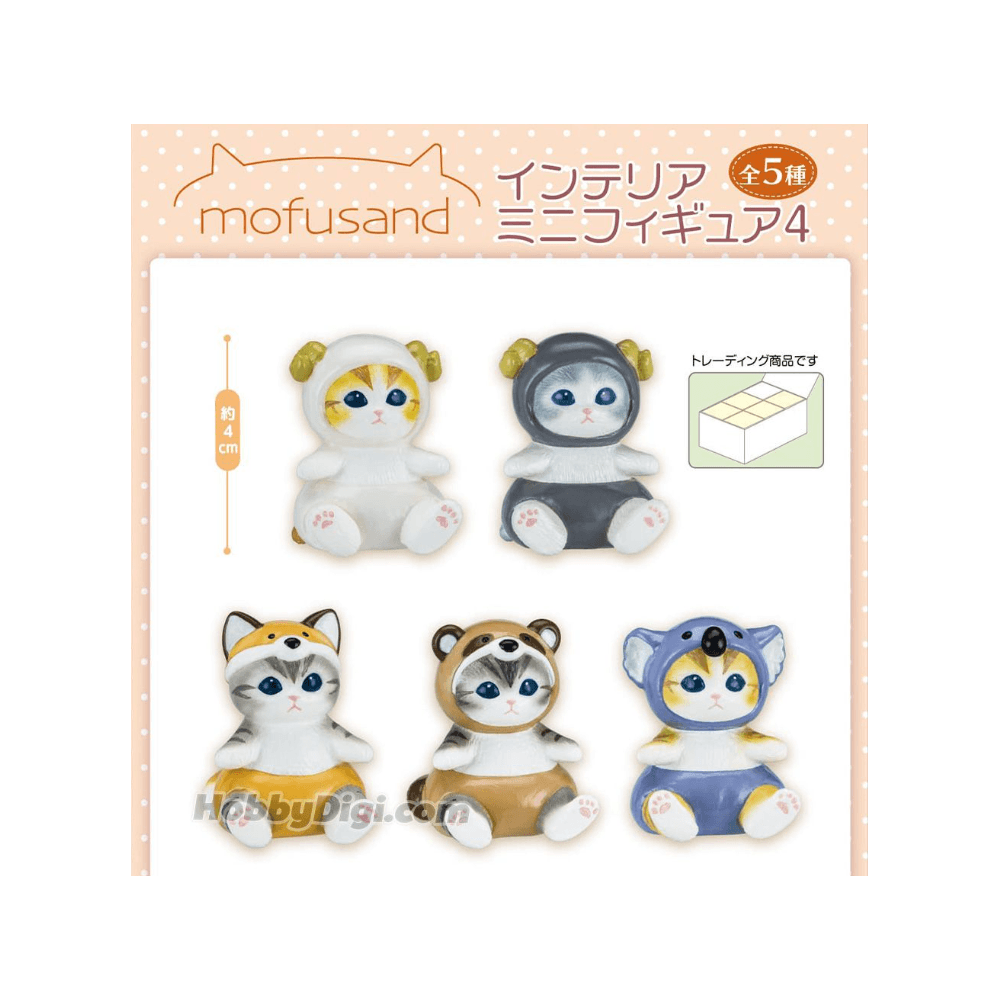 Mofusand Kitan Club Box Set - Japanese Sofubi Vinyl Toys