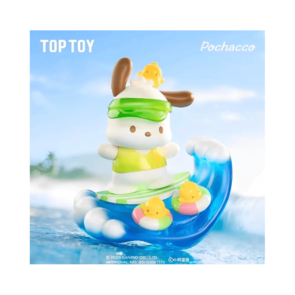 Pochacco Holiday Beach Blind Box Figure by TOPTOY
