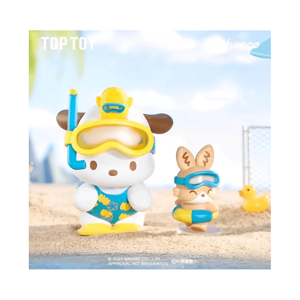 Pochacco Holiday Beach Blind Box Figure by TOPTOY