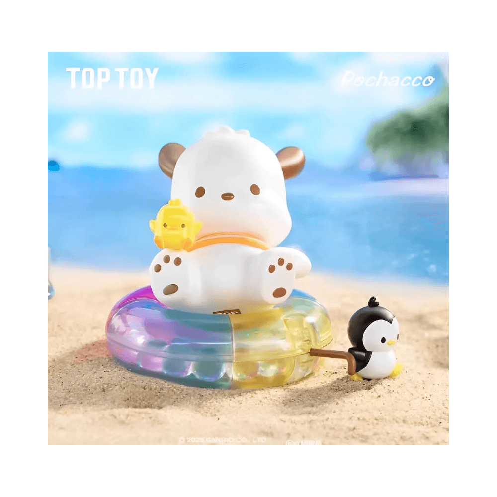 Pochacco Holiday Beach Blind Box Figure by TOPTOY