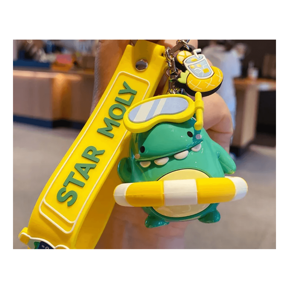 Star Molly Green Happy Little Dragon Summer Keychain - Choose your favourite!