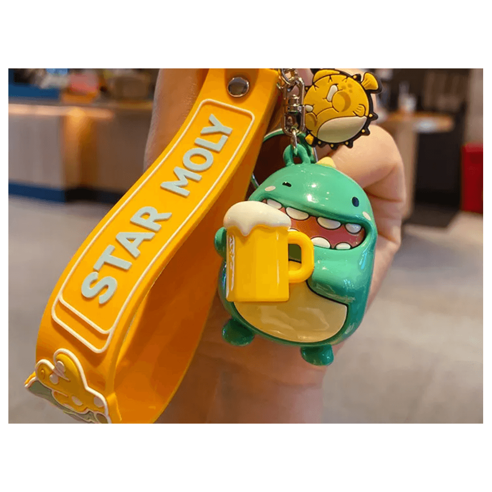 Star Molly Green Happy Little Dragon Summer Keychain - Choose your favourite!