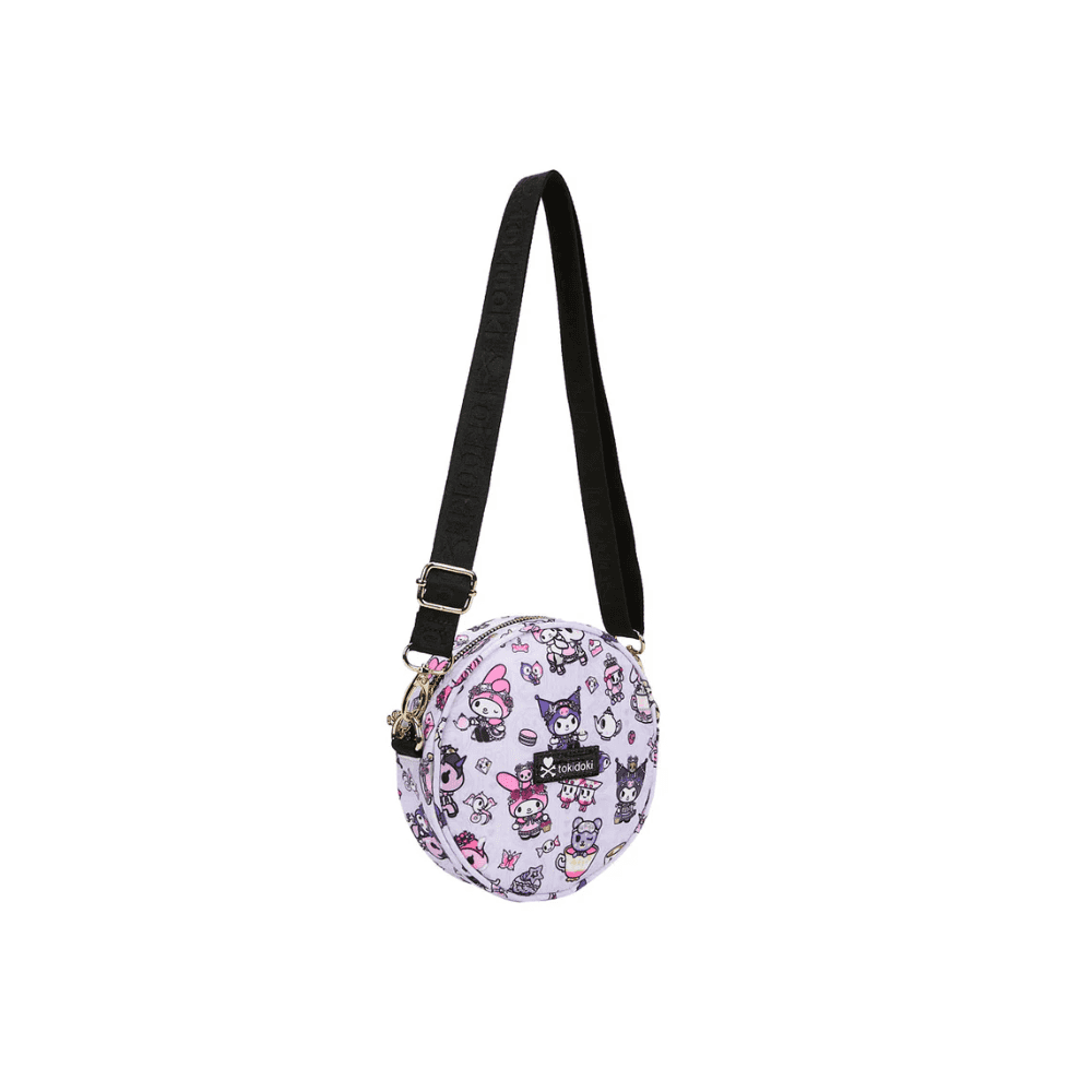 tokidoki x Kuromi & My Melody Garden Party Round Small Crossbody Bag