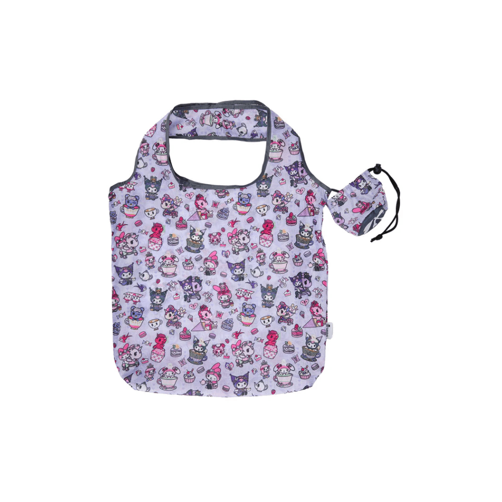 tokidoki x Kuromi & My Melody Garden Party Reusable Tote Bag