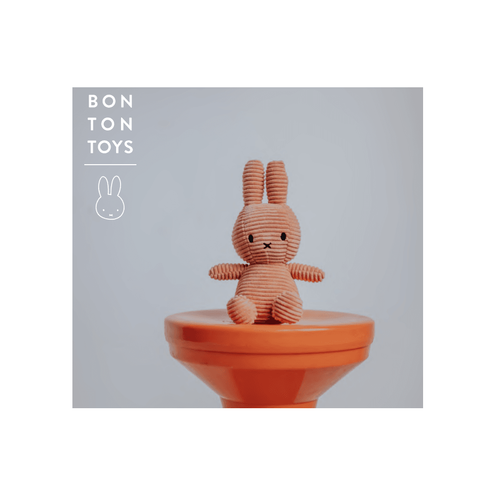 Miffy Eco Corduroy Bunny Rabbit 24cm /9.5"  Choose Your Colour!
