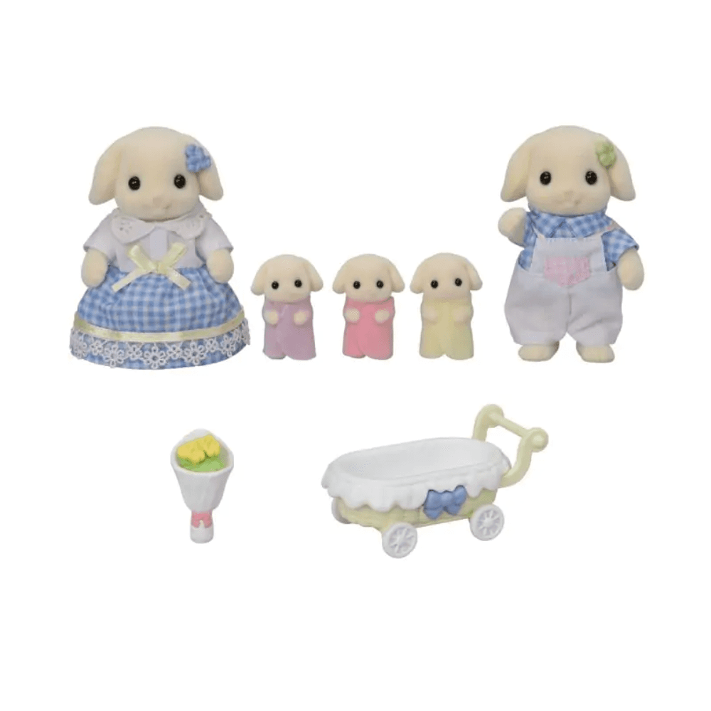Sylvanian Families - Flora Rabbit Family Set 5735