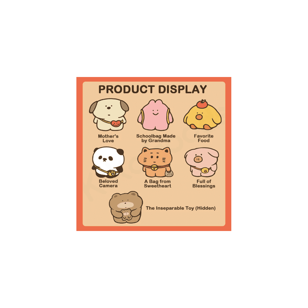 HELLO THE WORLD SERIES PLUSH - BAG ACCESSORY - Choose Your Favourite!