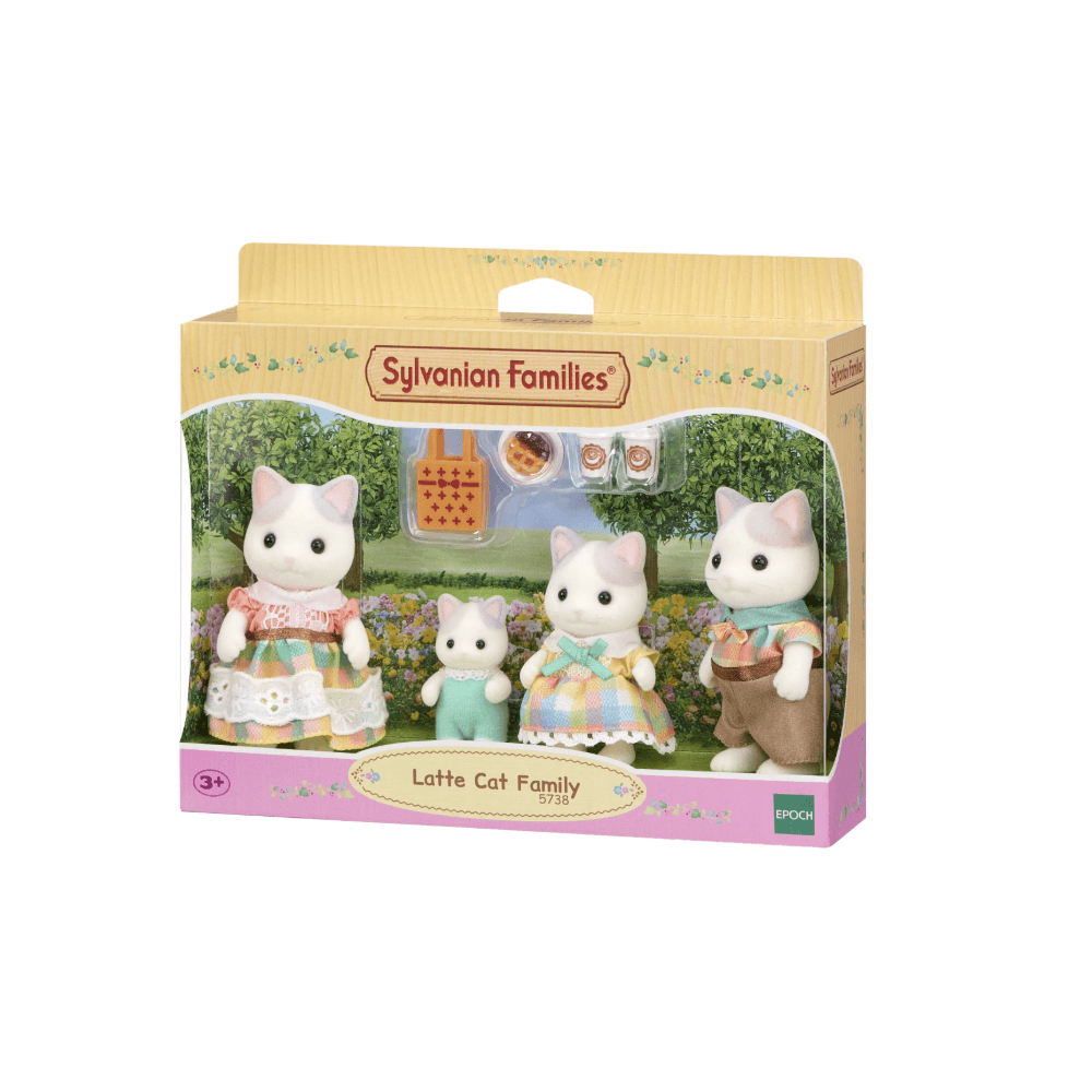 Sylvanian Families - Latte Cat Family 5738