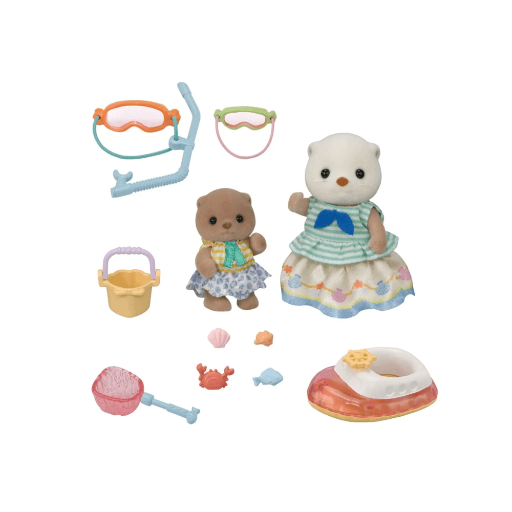 Sylvanian Families - Sea Otter Sisters-Splashy Snorkel Set