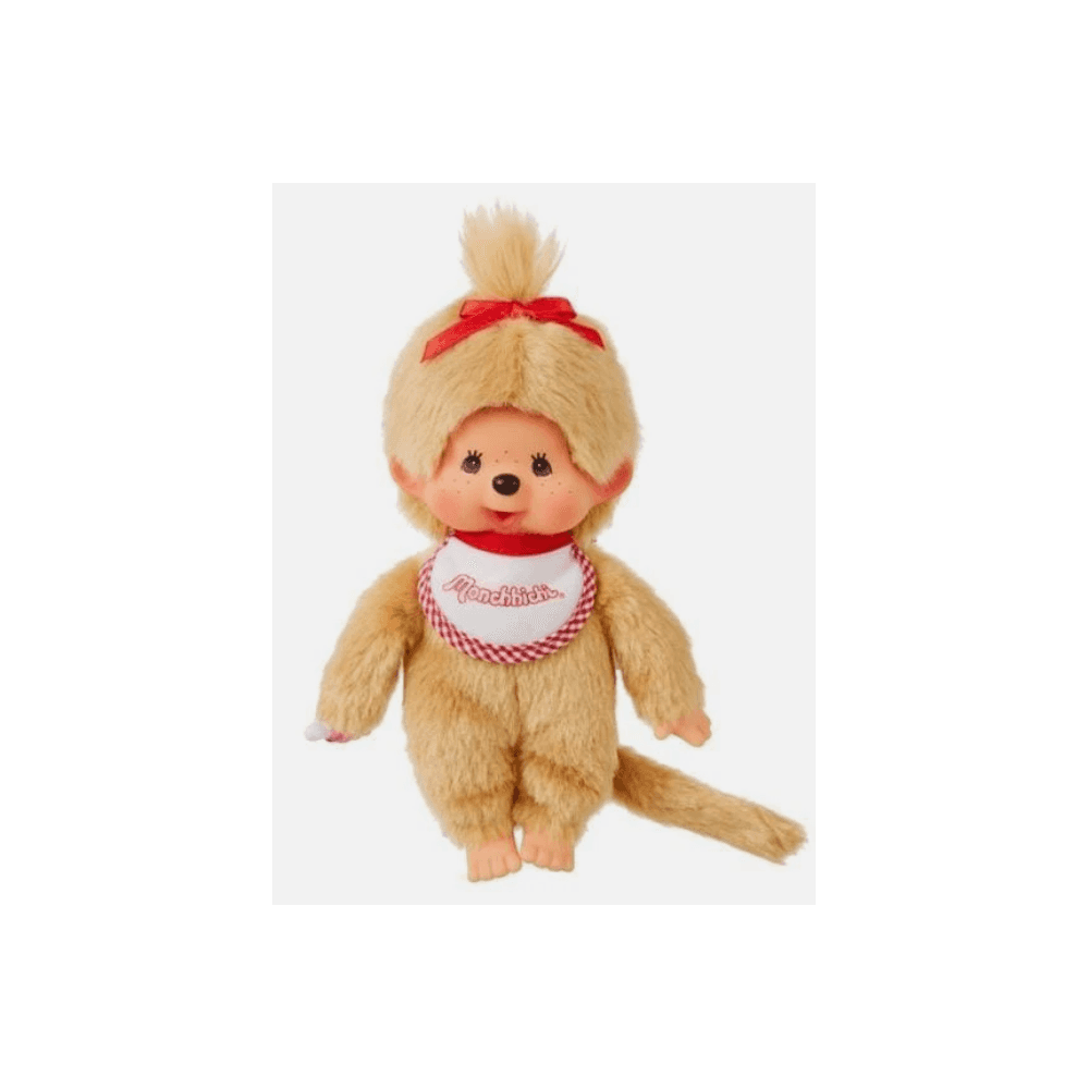 Monchhichi Classic Beige Plush Toy (9 Inches)