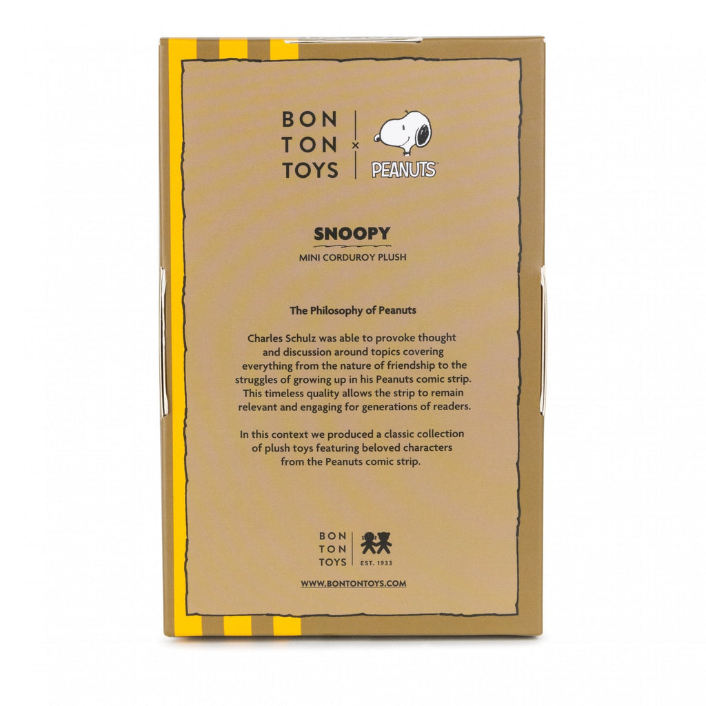 Snoopy Mini Corduroy Cream in Giftbox