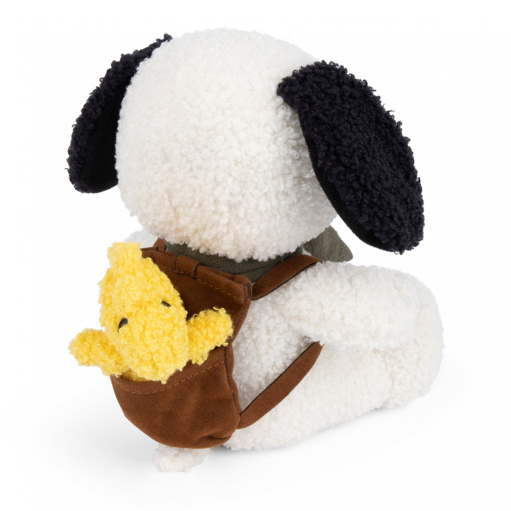 Snoopy with Woodstock in a backpack – 20cm/8’’