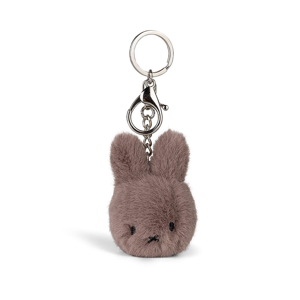 Miffy Fuzzy ECO Keyring in Taupe