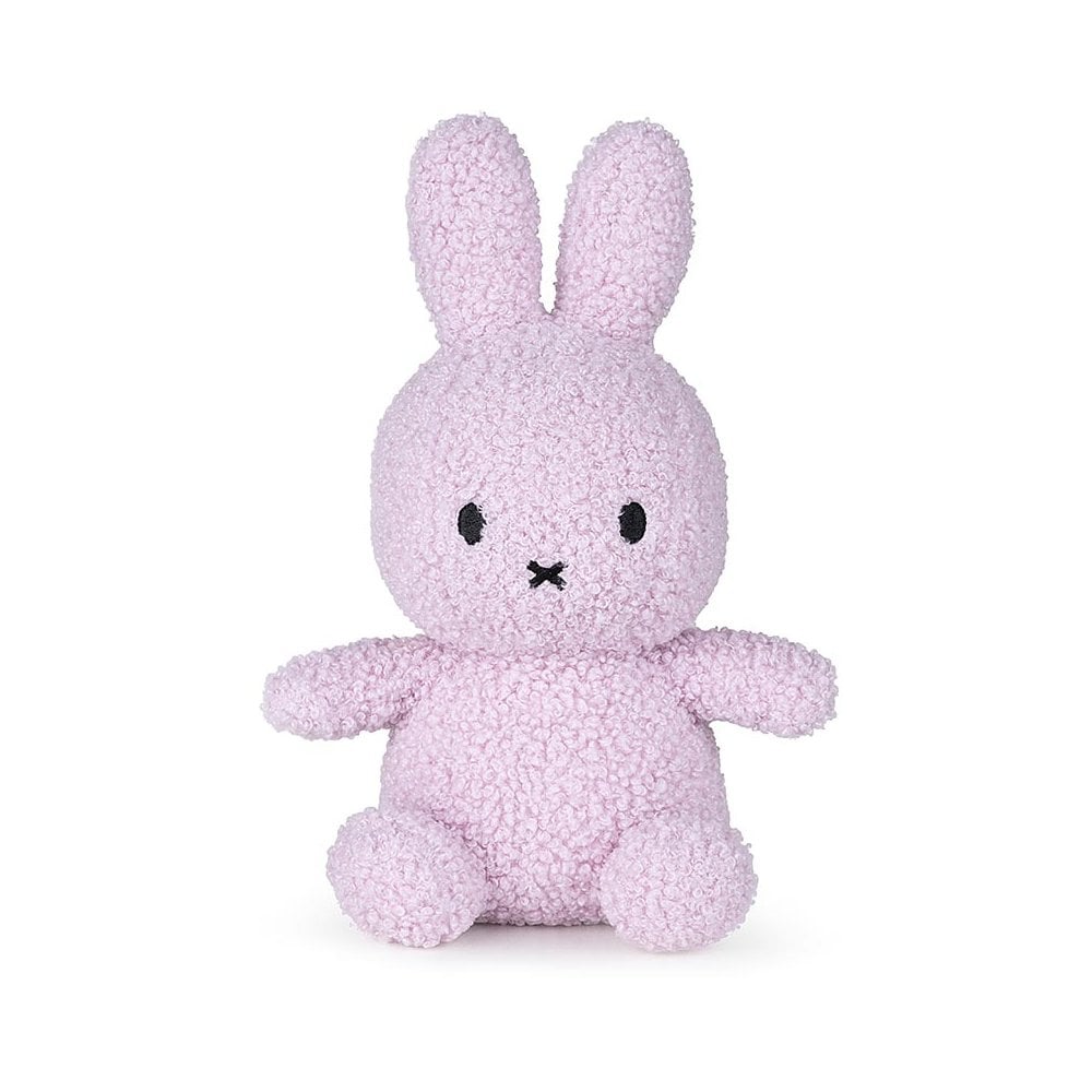 Miffy Plush Soft Toy in Lavender Teddy Bear Fabric 23cm Tall