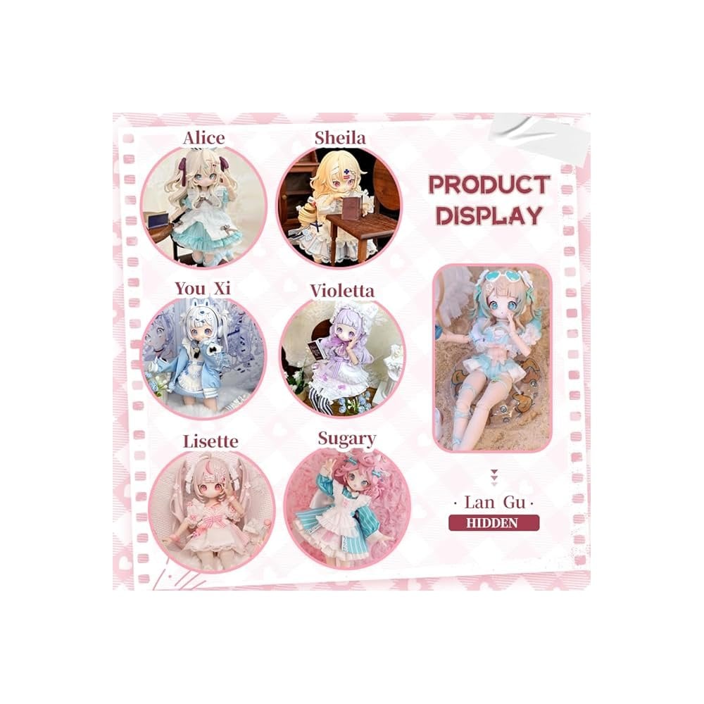 Sugary Girls Series 1/8 MJD Dolls Action Anime Figure BJD Dolls  (Single Box)