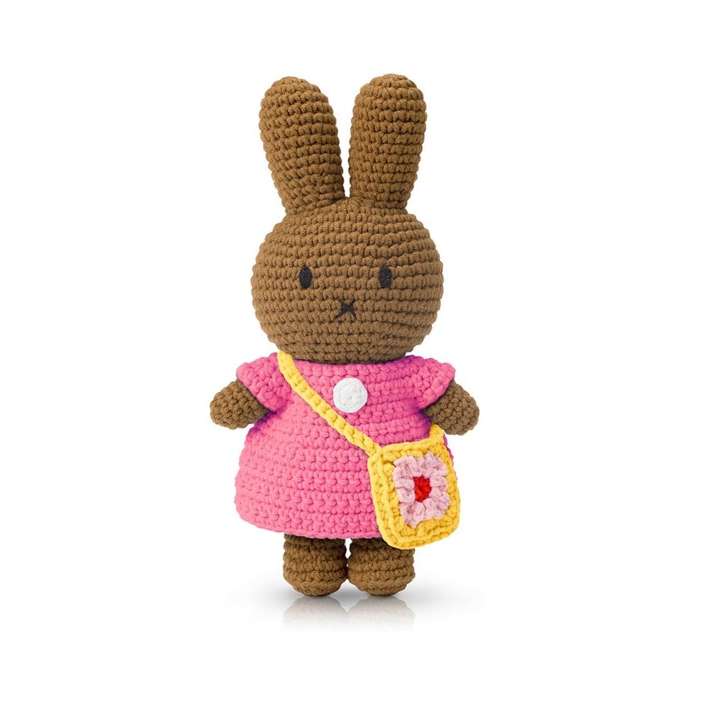 Melanie and her Pink Dress & Flower Bag Plush Toy