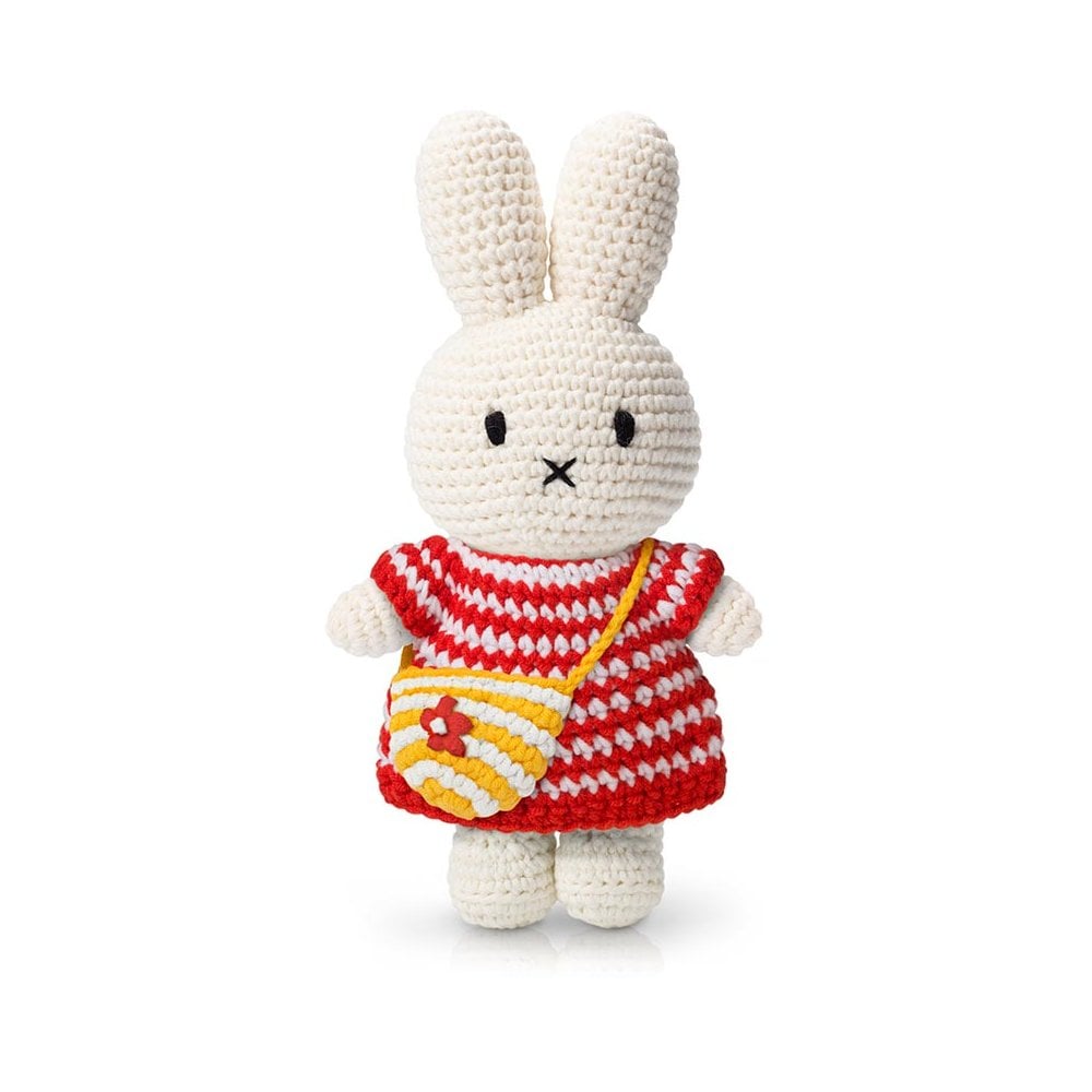 Miffy Handmade and her Red Striped dress + bag