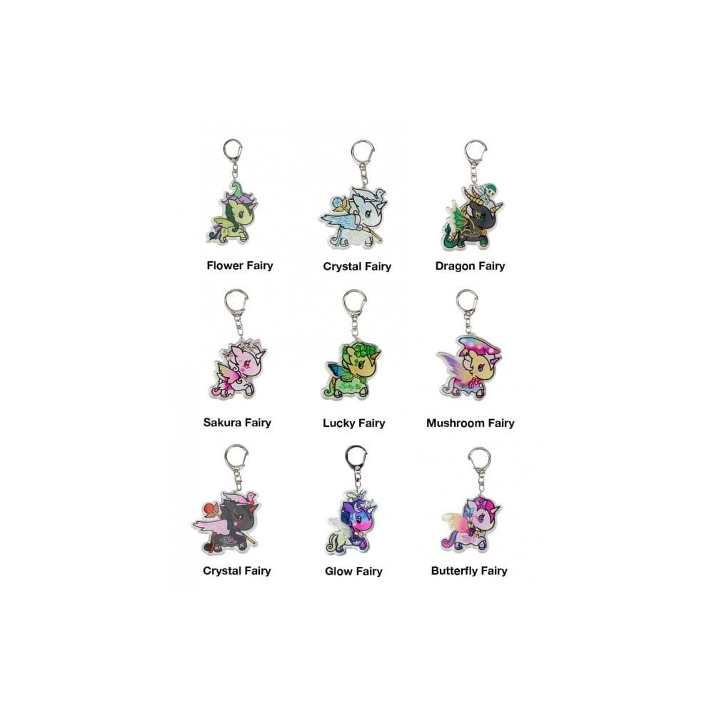 Fairy Unicorno Acryllic Keychain - Choose Your Favourite!
