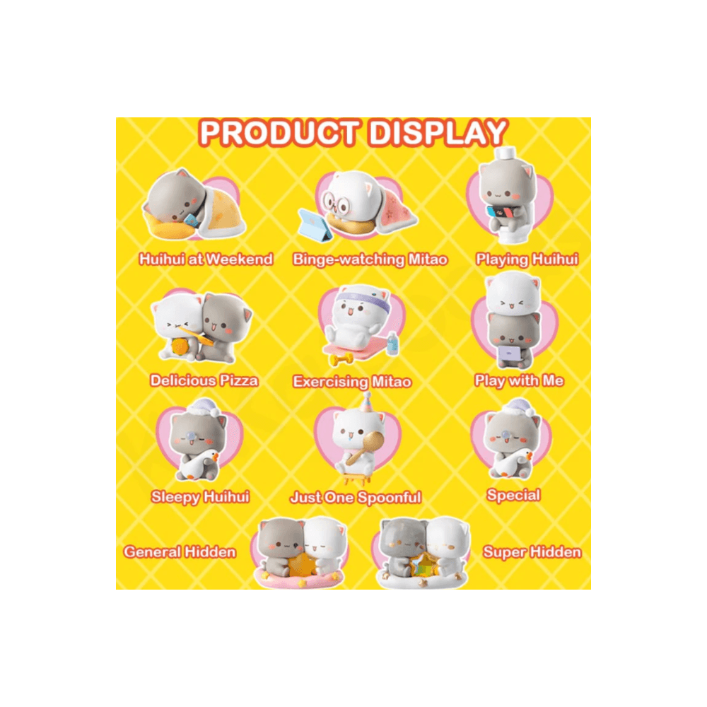 Mitao Cat Peach Love Series 4 Blind Box | Mystery Kawaii Collectable