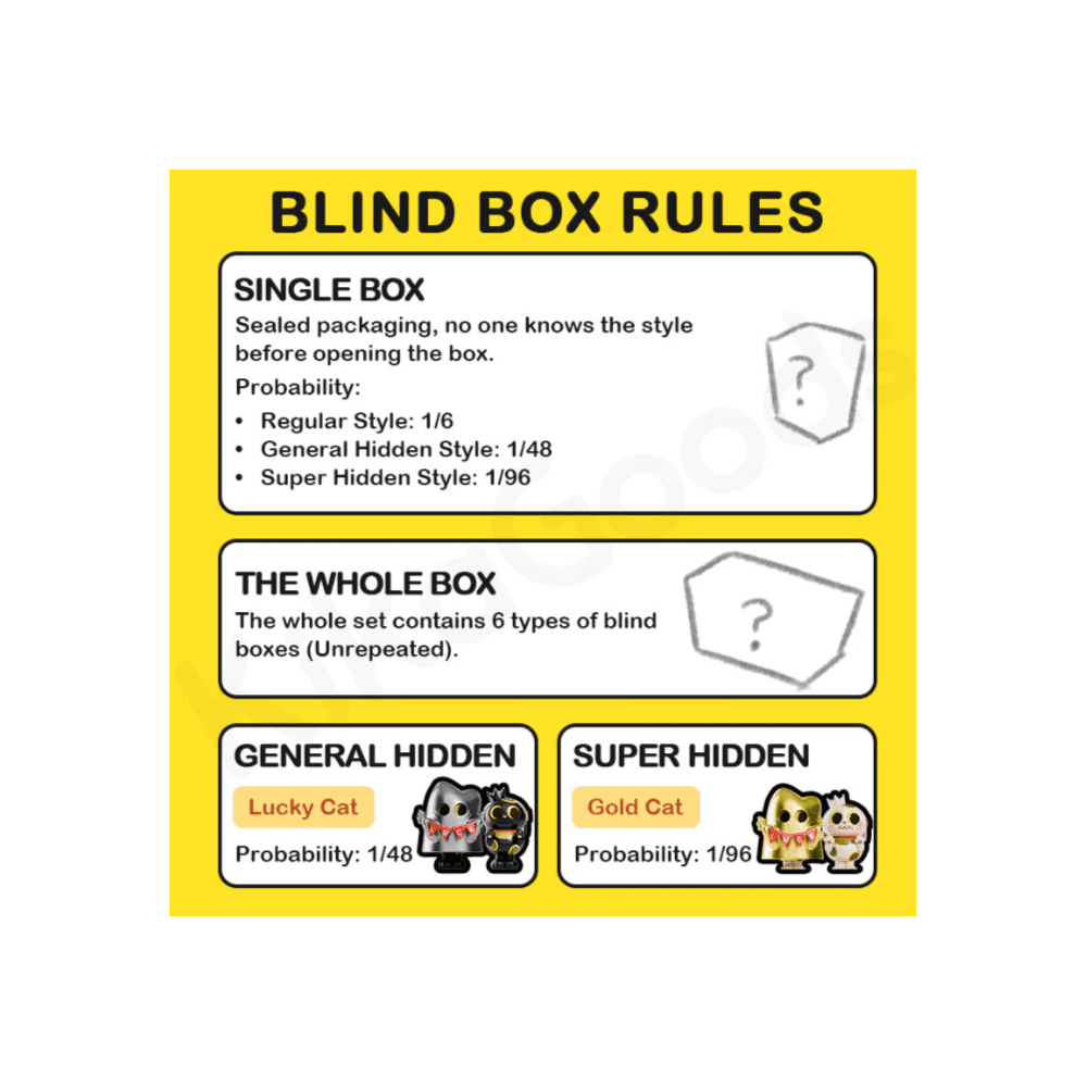 Jinart x PAWS NOVA Ghost Cat Series Mini Blind Box