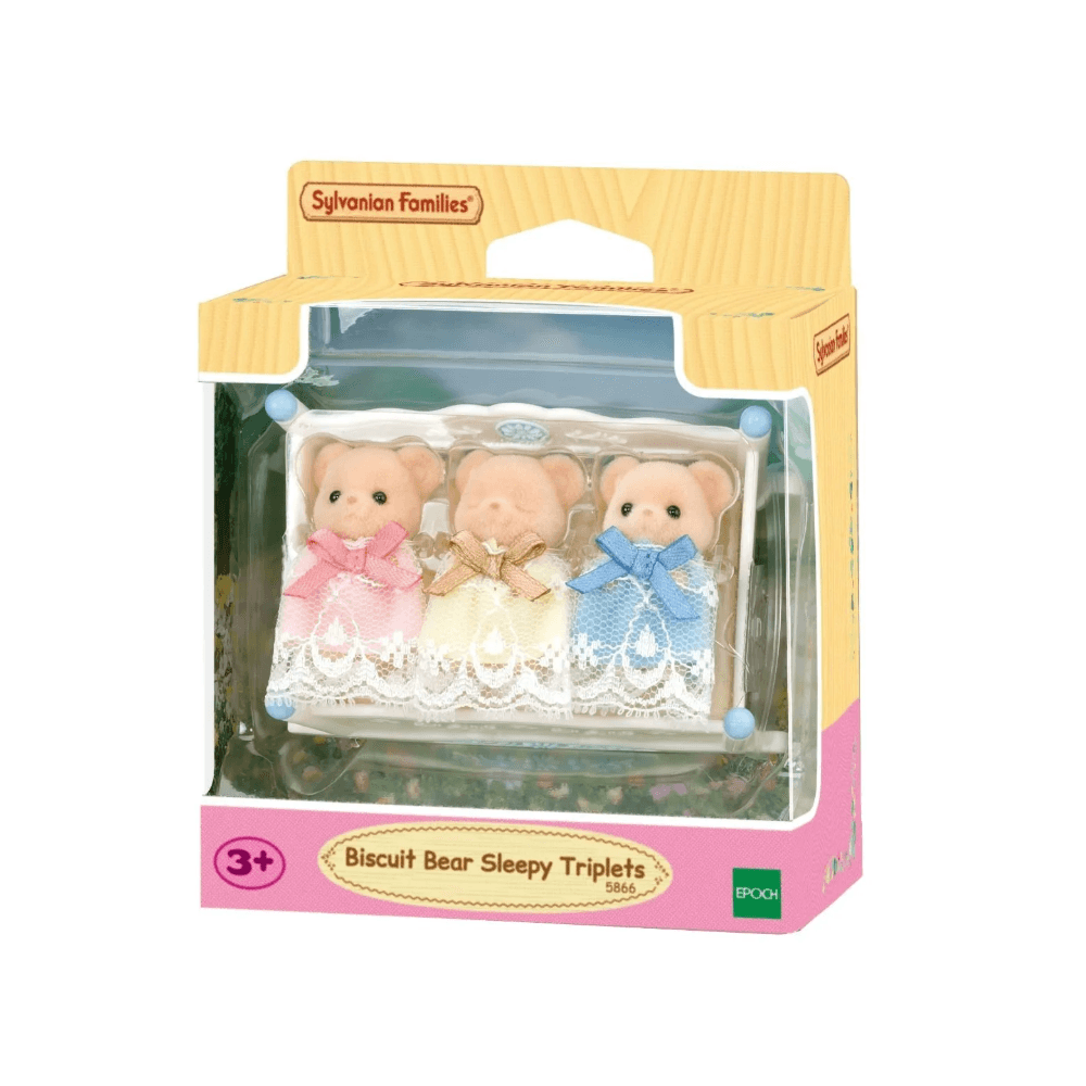 Sylvanian Families Biscuit Bear Sleepy Triplets Set