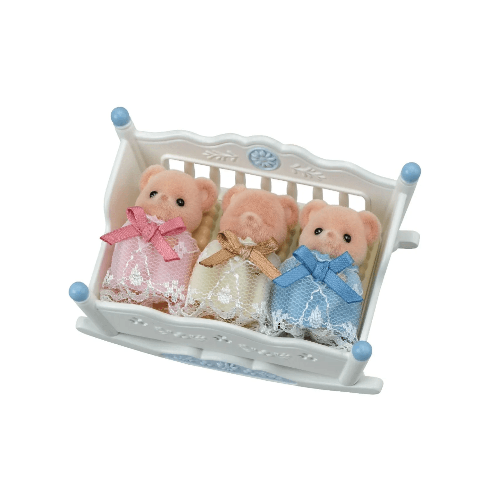 Sylvanian Families Biscuit Bear Sleepy Triplets Set